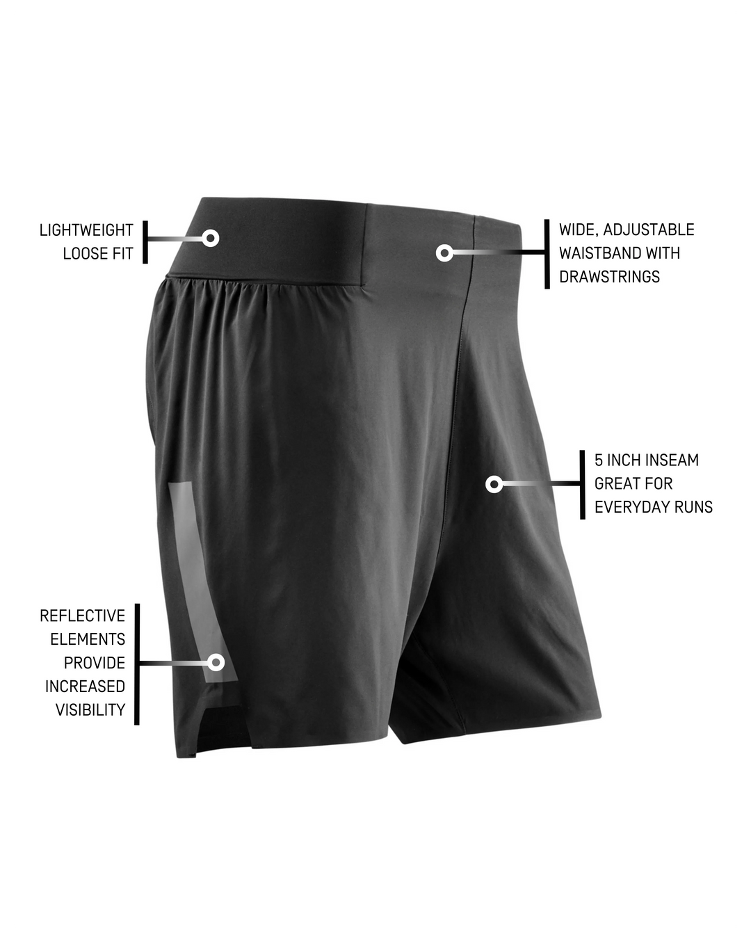 Run Loose Fit Shorts, Hombre