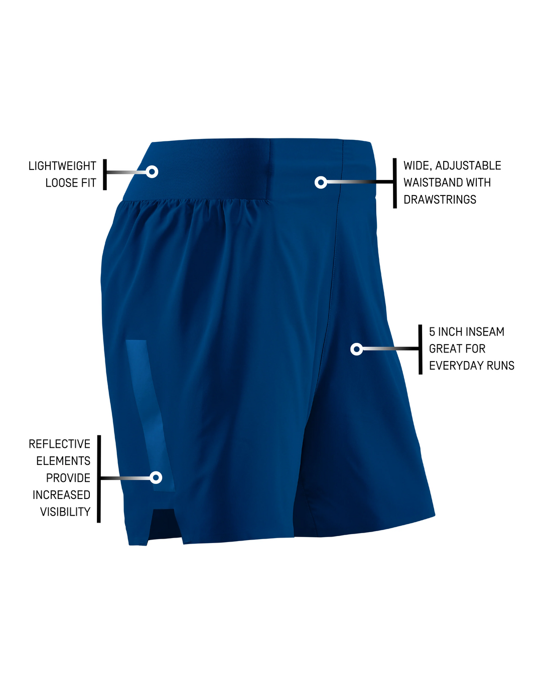 Run Loose Fit Shorts, Hombre