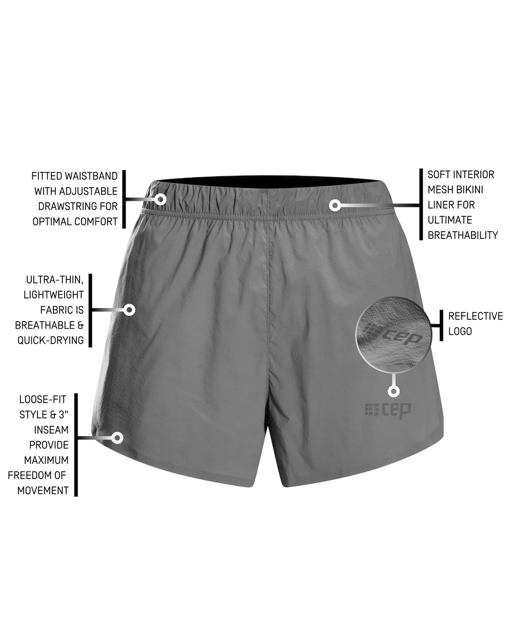Shorts Ultralight 2.0, Mujer