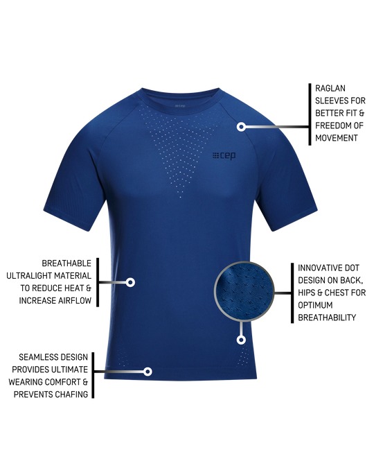 Ultralight Seamless Short Sleeve Shirt, Hombre