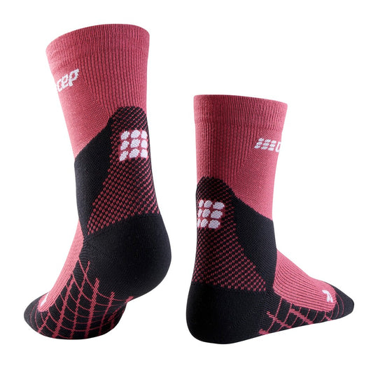 Hiking Light Merino Compression Socks - Mid Cut  Women