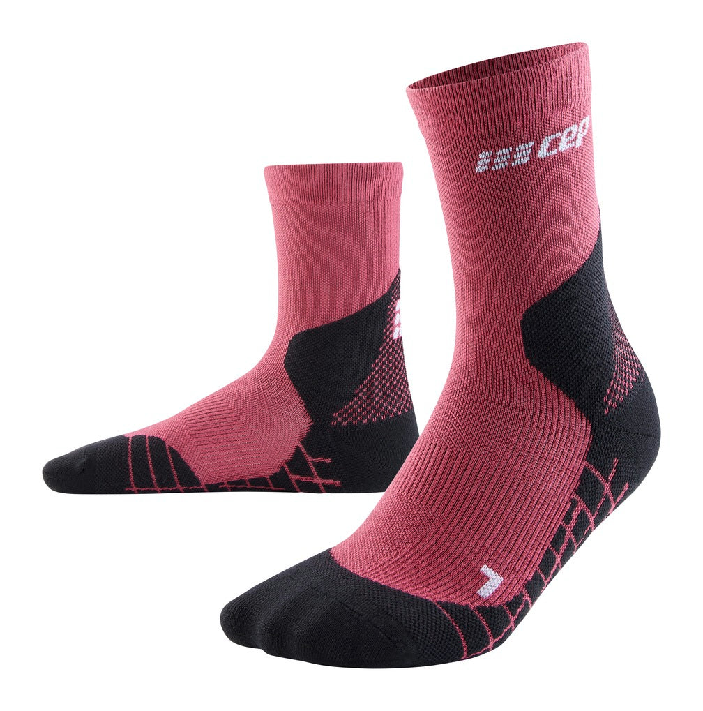 Hiking Light Merino Compression Socks - Mid Cut  Women