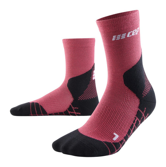 Hiking Light Merino Compression Socks - Mid Cut  Women