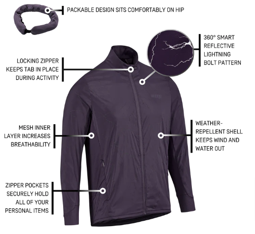 Rompevientos Reflectante para Hombres