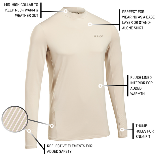 Cold Weather Long Sleeve Shirt, Hombre
