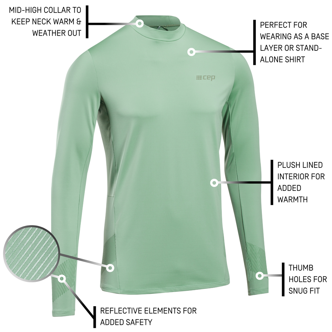 Cold Weather Long Sleeve Shirt, Hombre