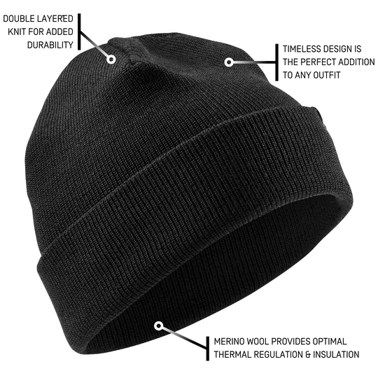 Cold Weather Merino Beanie, Unisex