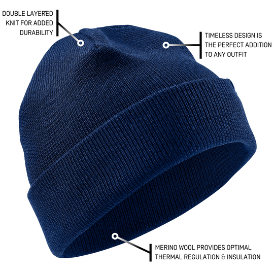 Cold Weather Merino Beanie, Unisex