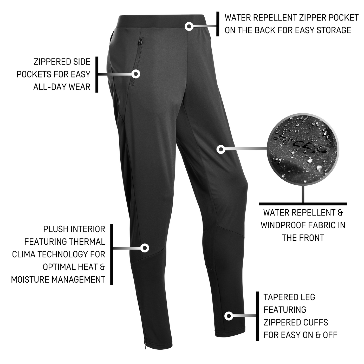 Pantalones para Climas Fríos para Hombre