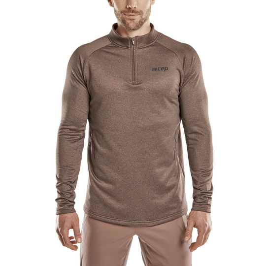 Sudadera con Cremallera Cuarto de Clima Frío para Hombre