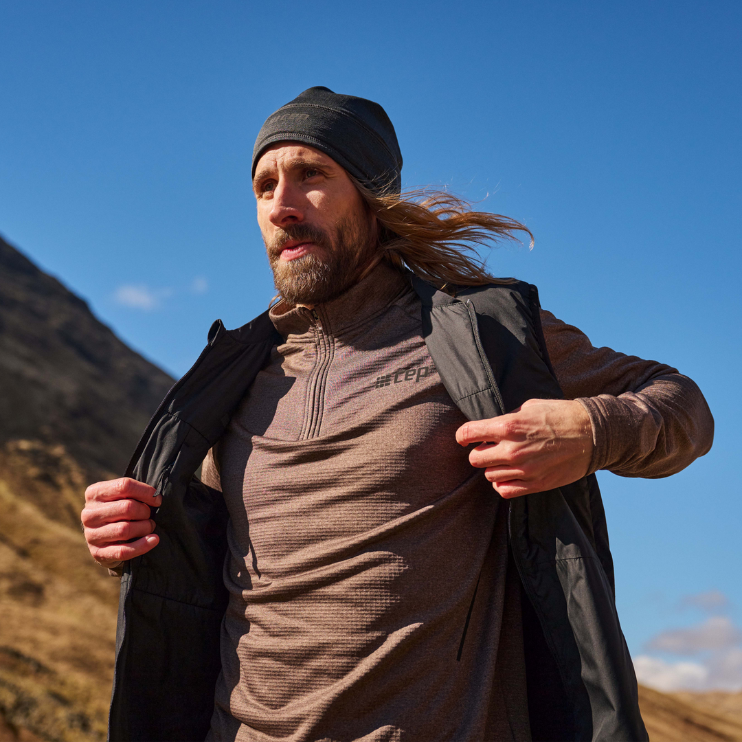 Sudadera con Cremallera Cuarto de Clima Frío para Hombre