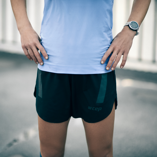 Shorts holgados para correr de mujer