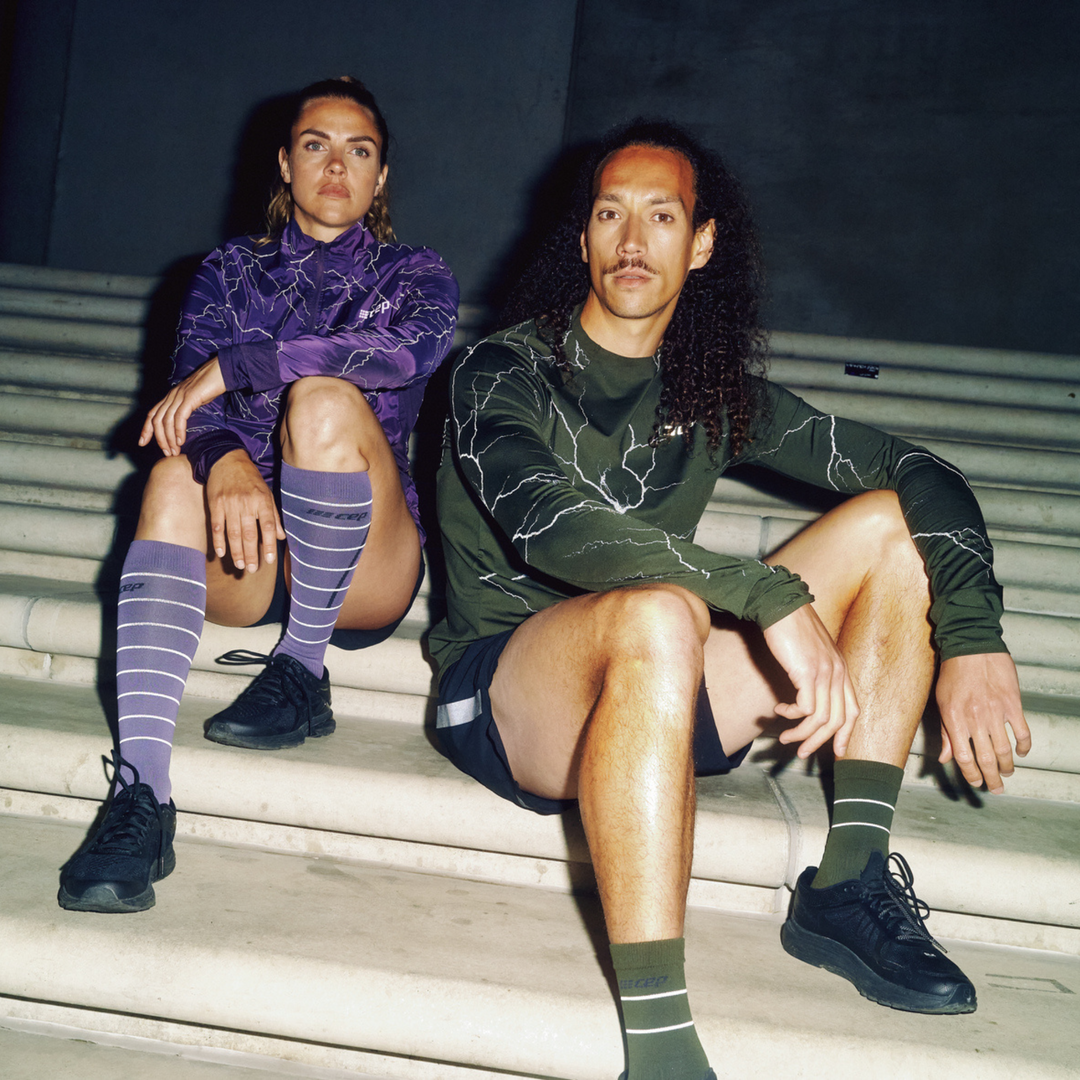 Playera de Manga Larga Reflectante para hombre