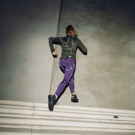 Playera de Manga Larga Reflectante para Mujer