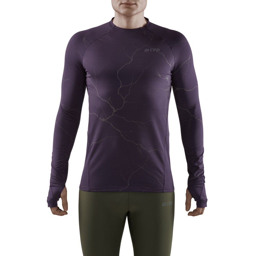 Playera de Manga Larga Reflectante para hombre