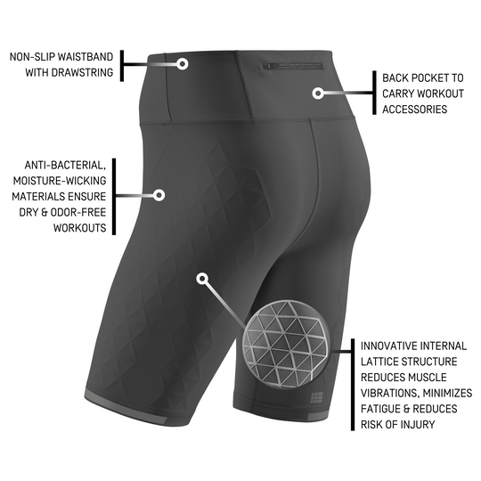 Shorts de apoyo para Correr de Hombre