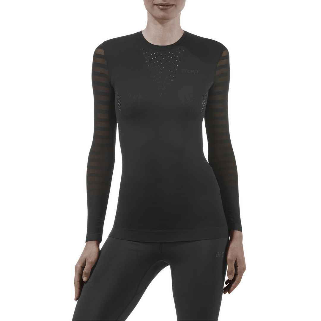 Playera de manga larga ultraligera para mujer