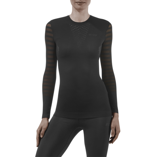 Playera de manga larga ultraligera para mujer